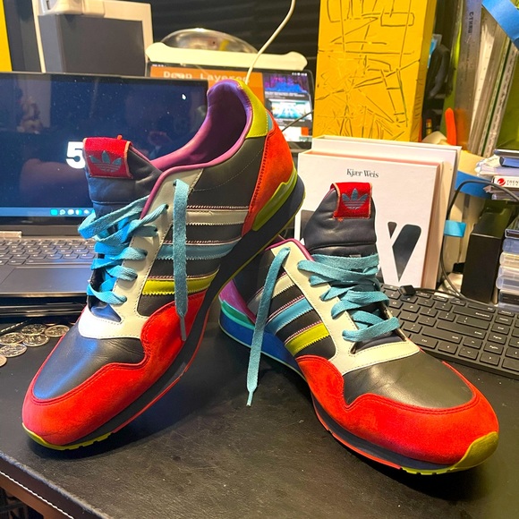 adidas Other - Adidas Mens size 12 retro rare Classic leather fashion sneakers